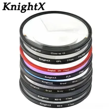 Фильтр KnightX Macro Close Up uv cpl star для объективов Sony Nikon Canon EOS DSLR d5200 d3300 d3100 d5100 nd gopro 52 58 67 мм