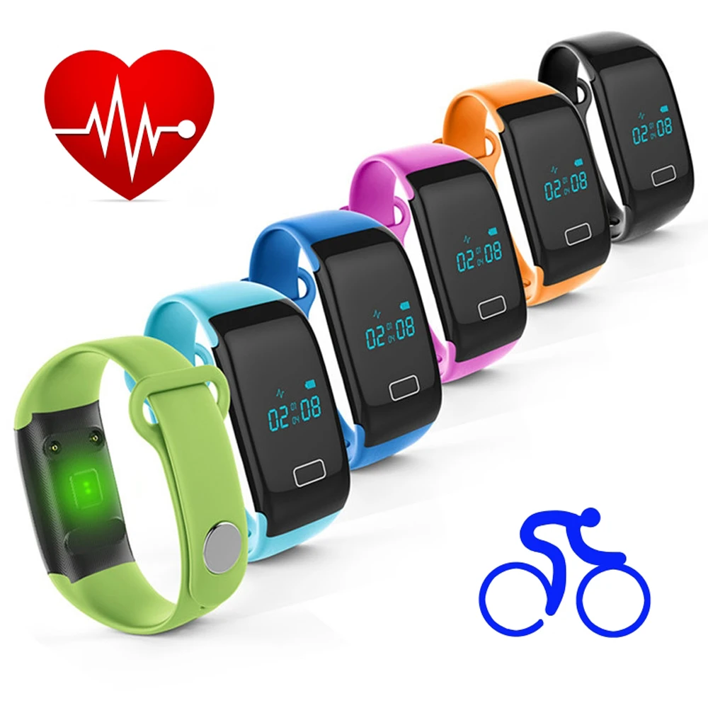 Bluetooth Dynamic Heart Rate Monitor Bracelet Activity Tracker Smart Wristbands Sports Band Watches For IOS Android PK Fit bit |