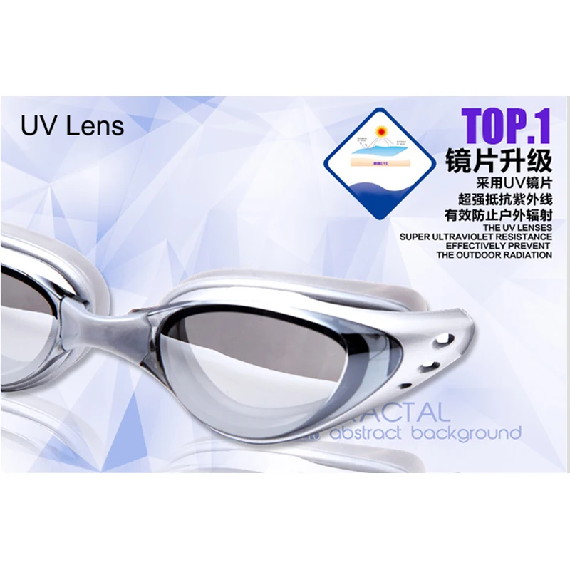 PowerPai acetato Anti niebla Gafas de natación niño Gafas de natación hombres mujeres correa de silicona prescripción Gafas Natacion Swim eyewear