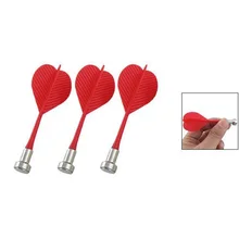 Новинка 3 шт. превосходный изысканный внутренний игровой 3," красный пластиковый магнитный Дартс