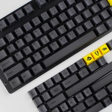 Kbdfans farbstoff subbed keycap set 152 schlüssel kirsche profil für usb wried mechanische tastatur 1,75 shift puller pbt schlüssel iso schlüssel