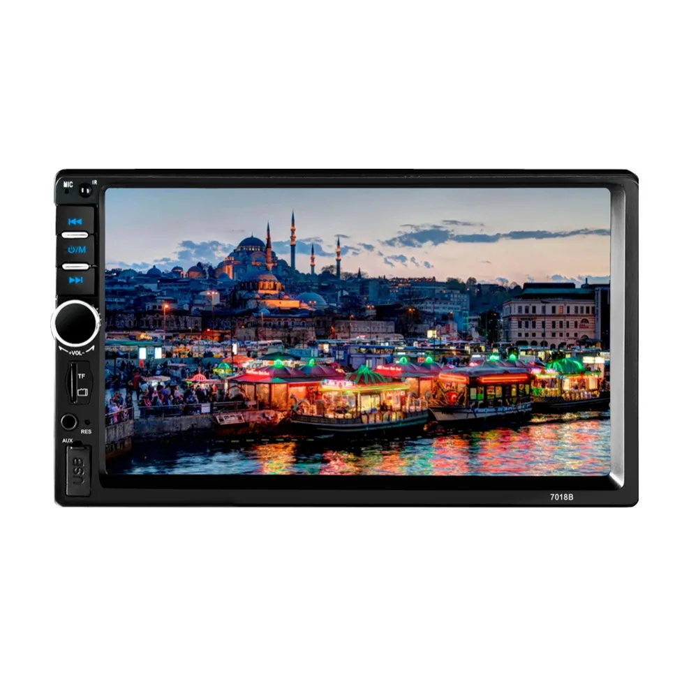 2 Din Multimedia Player DIN car radio with rear camera General 7'' Touch Screen Autoradio Car MP5 New 7018B Carplay & Mirrorlink