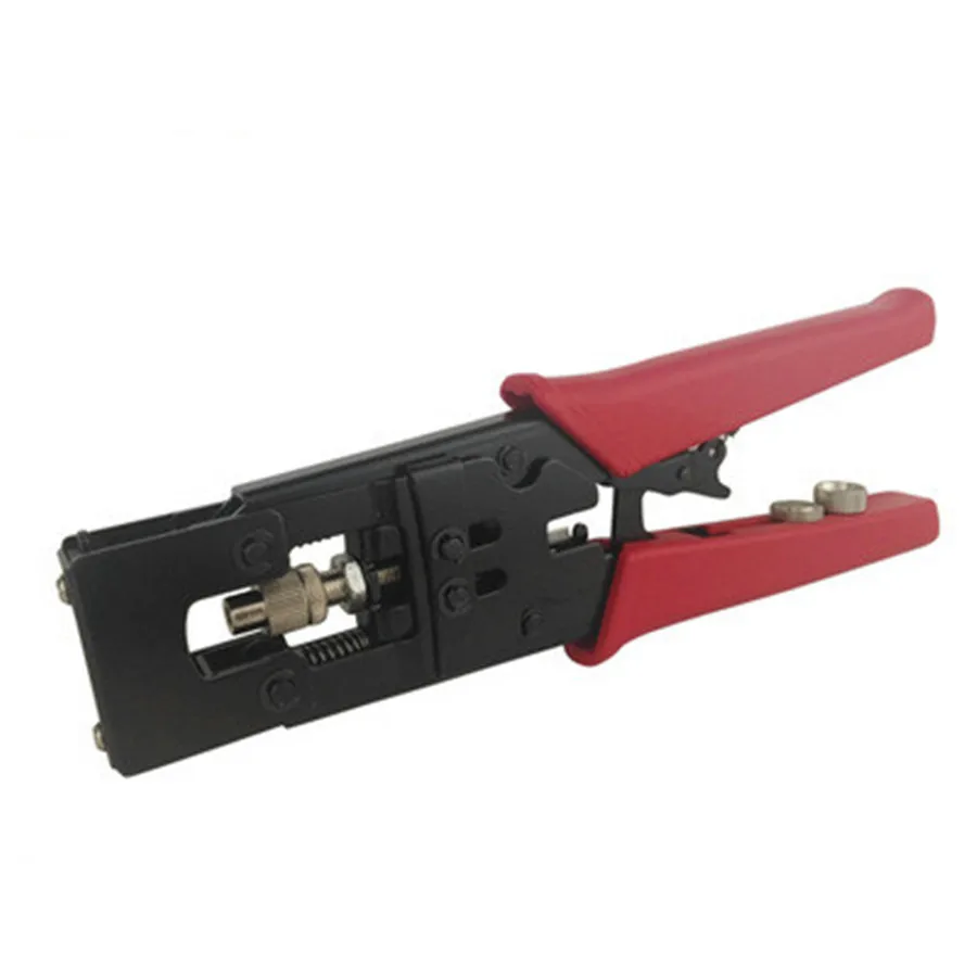 Соединители обжимные инструменты BNC/RCA/F обжимной разъем RG59/58/6 кусачки для проводки регулируемые обжимные плоскогубцы