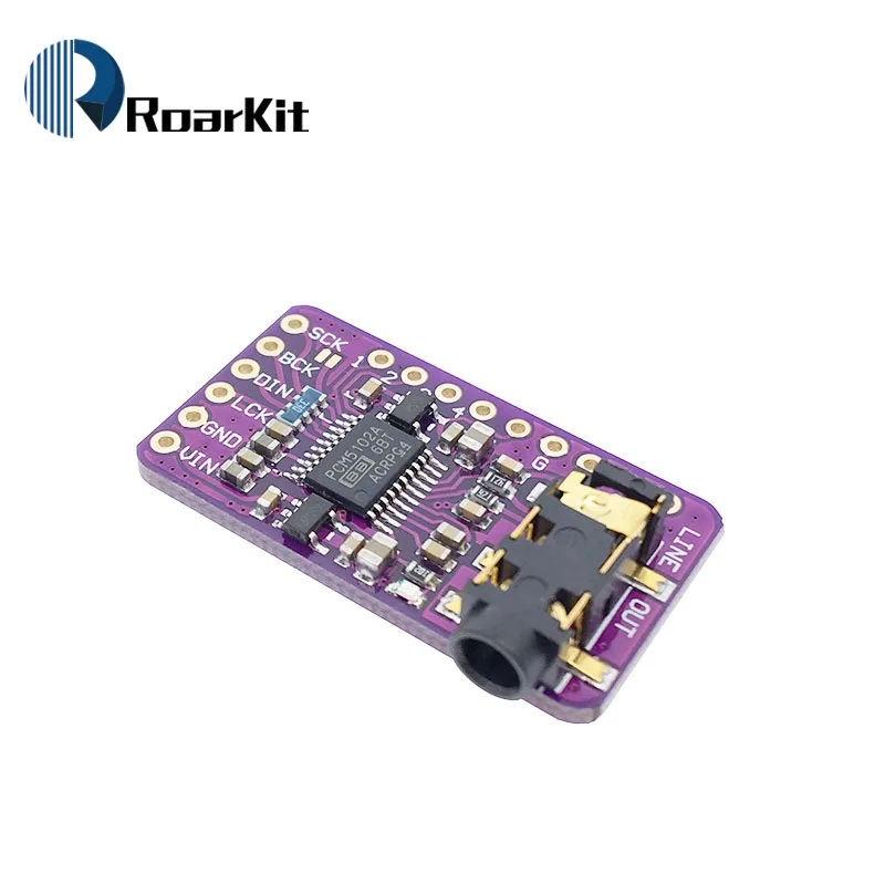 Интерфейс I2S PCM5102 DAC декодер модуль проигрывателя для Raspberry Pi pHAT плата формата