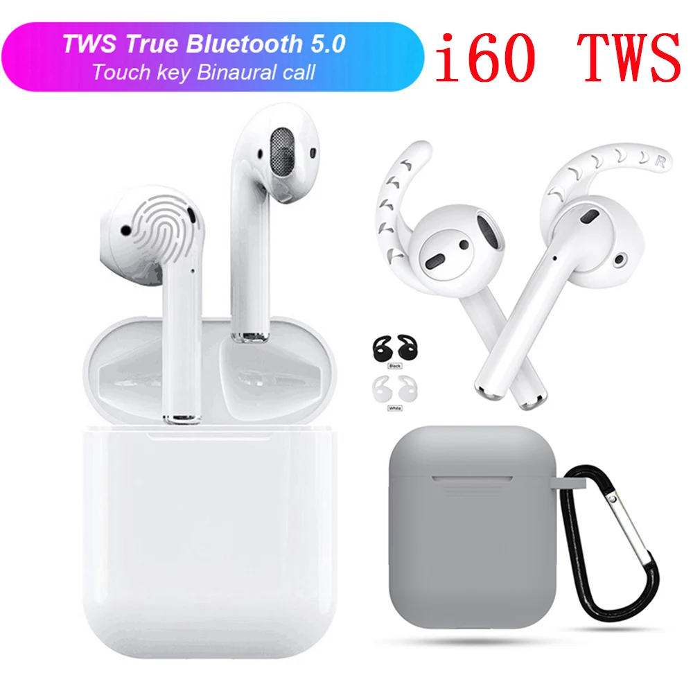 

New I60 TWS 1: 1 size Pop-up Bluetooth 5.0 Earphone Wireless Bluetooth Earpiece for airb i80 i90 pk I20 I30 I50 i16 tws