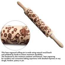 1 шт. деревянная Скалка тиснение выпечки Рождество Лось печенье лапша бисквит Фондант QP2