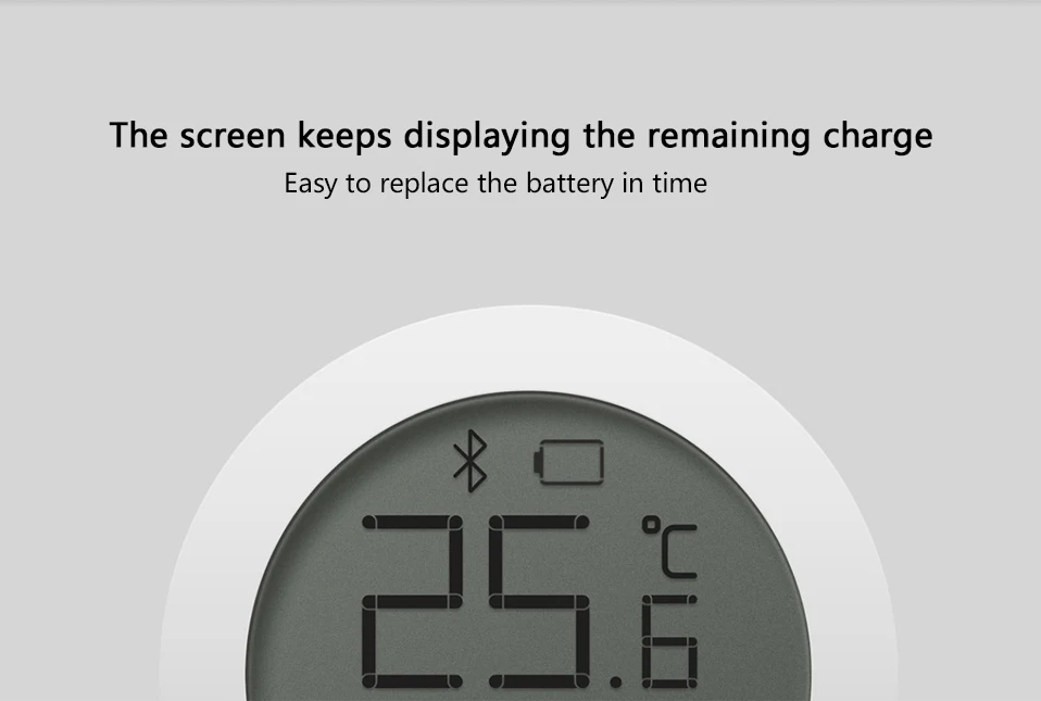 Xiaomi Mijia Bluetooth гигротермограф ЖК-экран беспроводной термометр Высокочувствительный умный дом Приложение датчик влажности