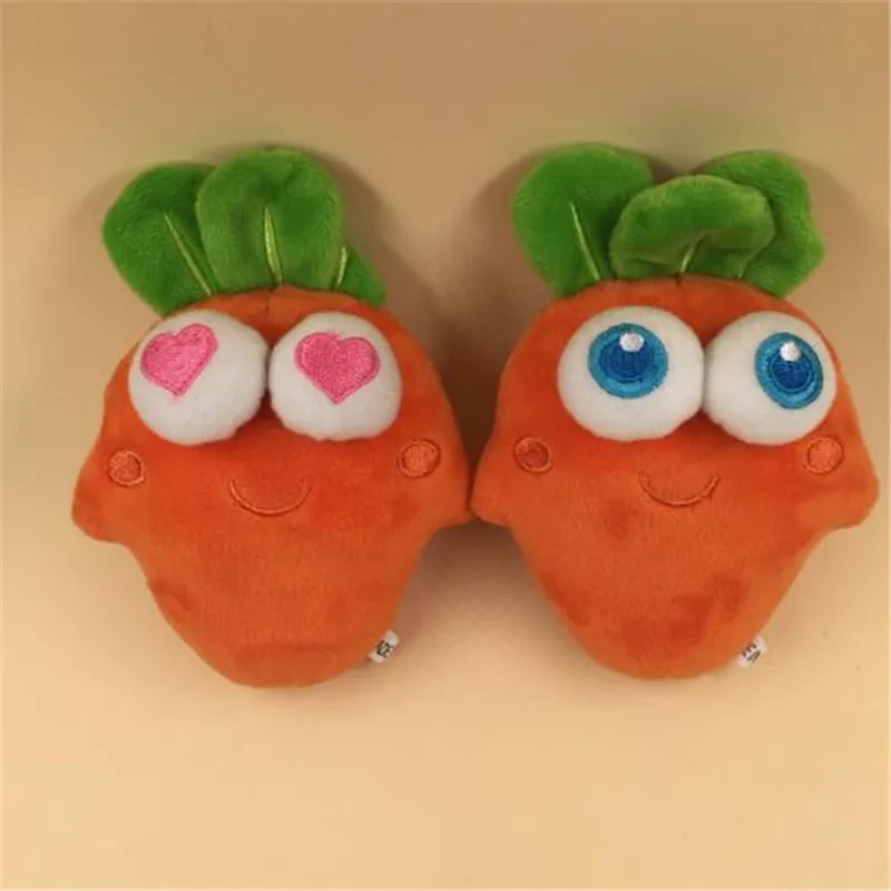 1 шт. плюшевая морковка игрушки маленький кулон Мини мультфильм морковь набитая игрушка брелок для детей подарок для активного отдыха 13 см HANDANWEIRAN