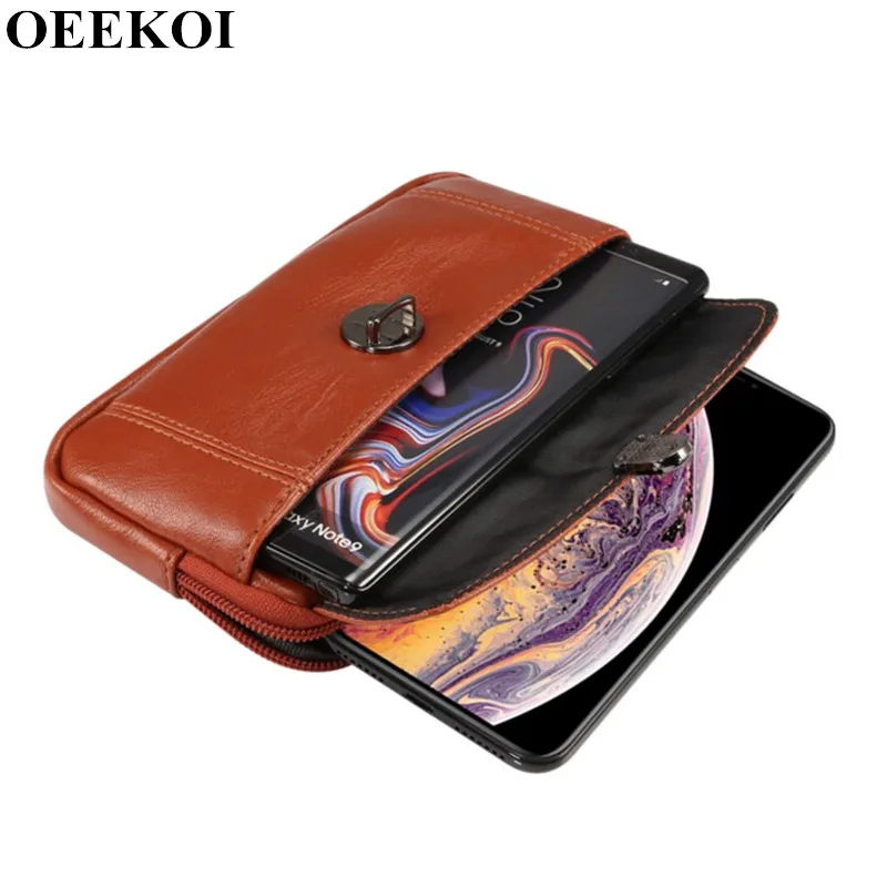 OEEKOI универсальный на пояс Сумка кошелек чехол для Vernee Тор Плюс/Apollo X/Mars Pro/Mars/Apollo