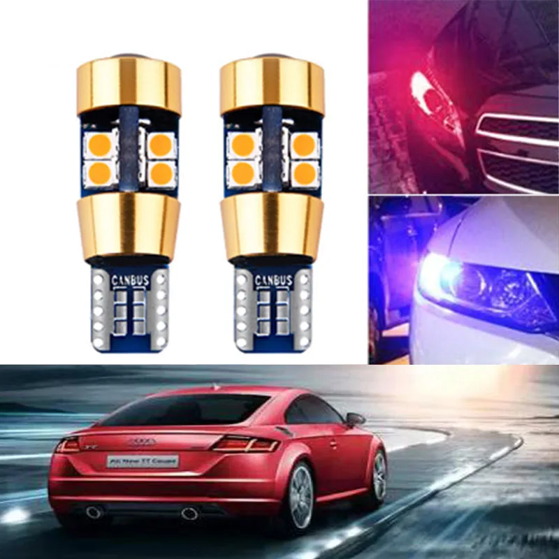 4 шт. Автомобильные светодиодные лампы высокой мощности T10 W5W 3030 19SMD DC 12