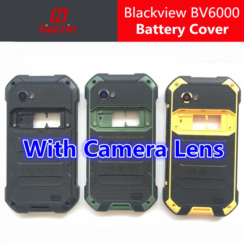 hacrin Blackview BV6000 Battery Cover + Loud Speaker Back Case Replacement Accessory For Blackview BV6000S