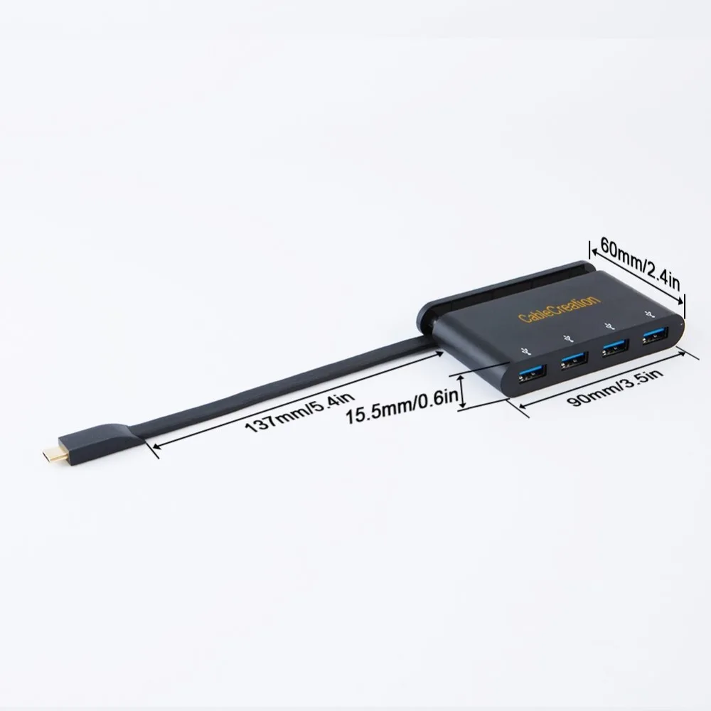 Адаптер USB Type C к RJ45 Gigabit Ethernet + 3USB 3 0 совместимый с MacBook Pro Air 2018 Mac Mini Thunderbolt 3|Кабели VGA|