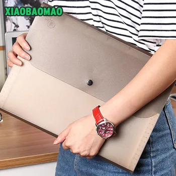 

Simple Solid Waterproof Document bag file folder A4 Porta expanding wallet 6 Layered