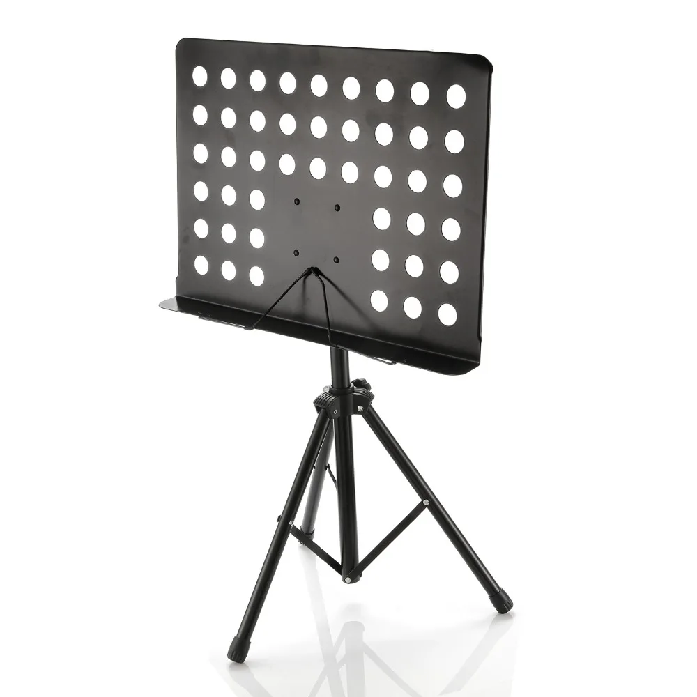 

1pcs Telescopic folding black Foldable Lightweight iron Sheet Tabletop Music Stand Holder With Waterproof Carry Bag