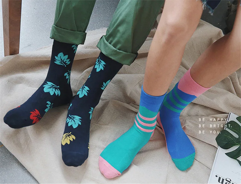 3 пара Для женщин модные полосатые хлопковые носки зимние теплые мягкие высокое качество Эротические чулки для женщин женские/мужские