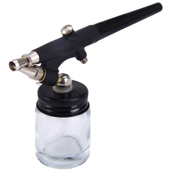 

Spray gun with 0.8 mm nozzle Craft DIY Airbrush Art Tool Set Kit Black