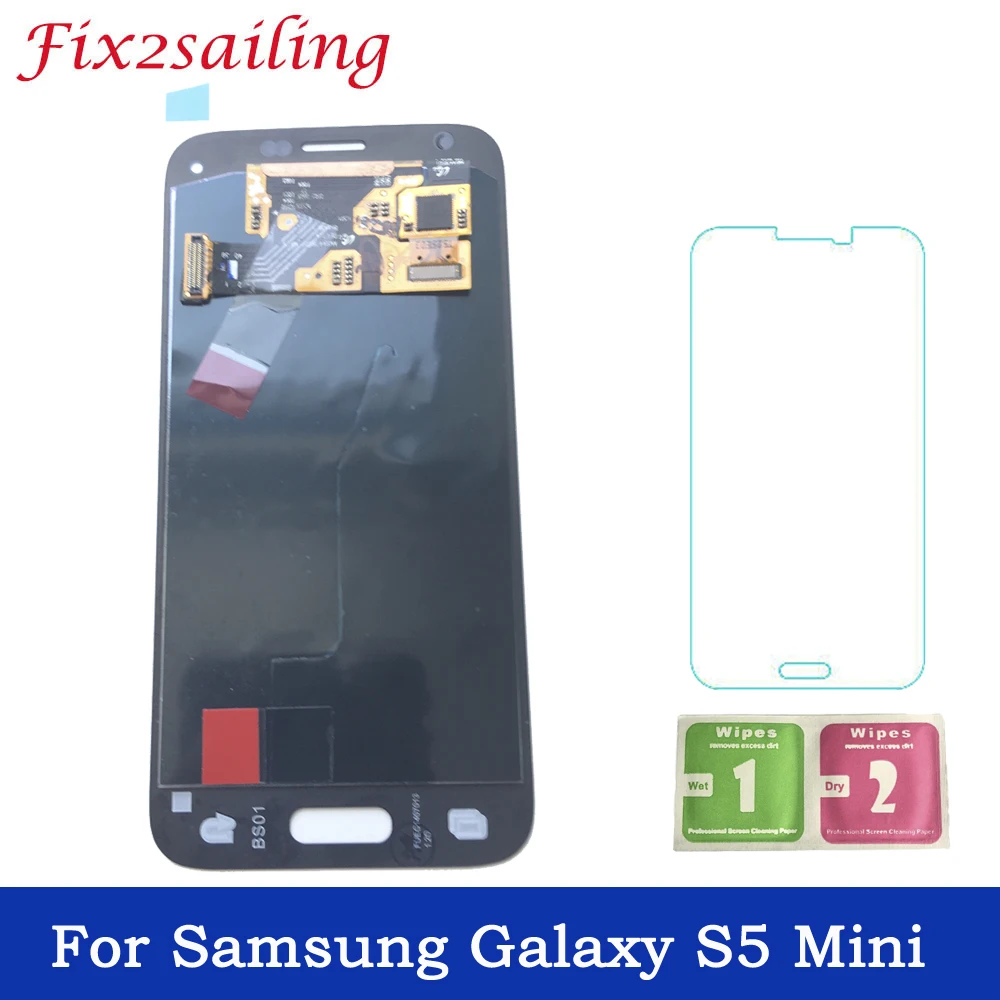

Super AMOLED LCDs For Samsung Galaxy S5 Mini G800 G800F G800H LCD Display Touch Screen Replacement parts for S5 Mini G800 G800F