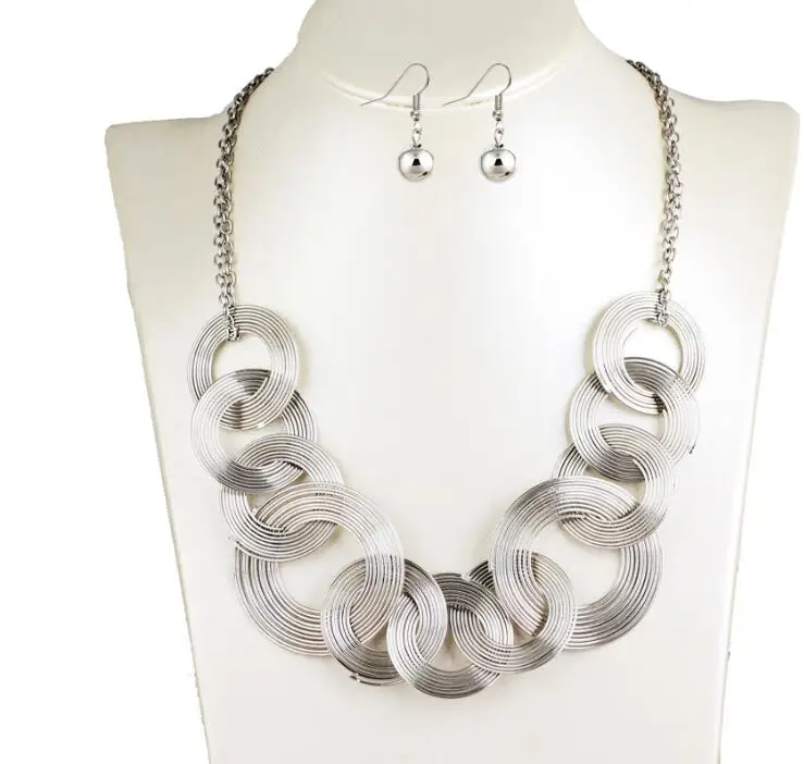 

Jaymaxi Zinc Alloy Necklace European Satement High Quality Elegant Party Necklace Gift For Women CA19114