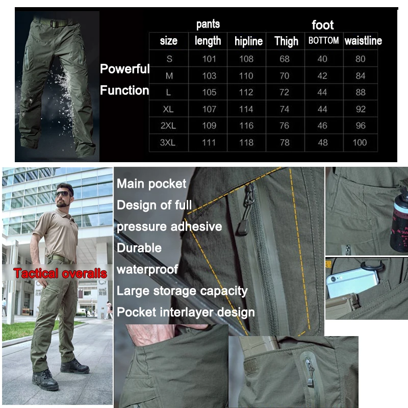 “ Calças de Caça Militar Homens Tactical Carga Calças