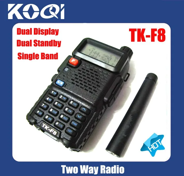 Tk-f8 thf8 tkf8 двойной дисплей двойной режим ожидания УКВ cb радио 5 Вт радио частоты