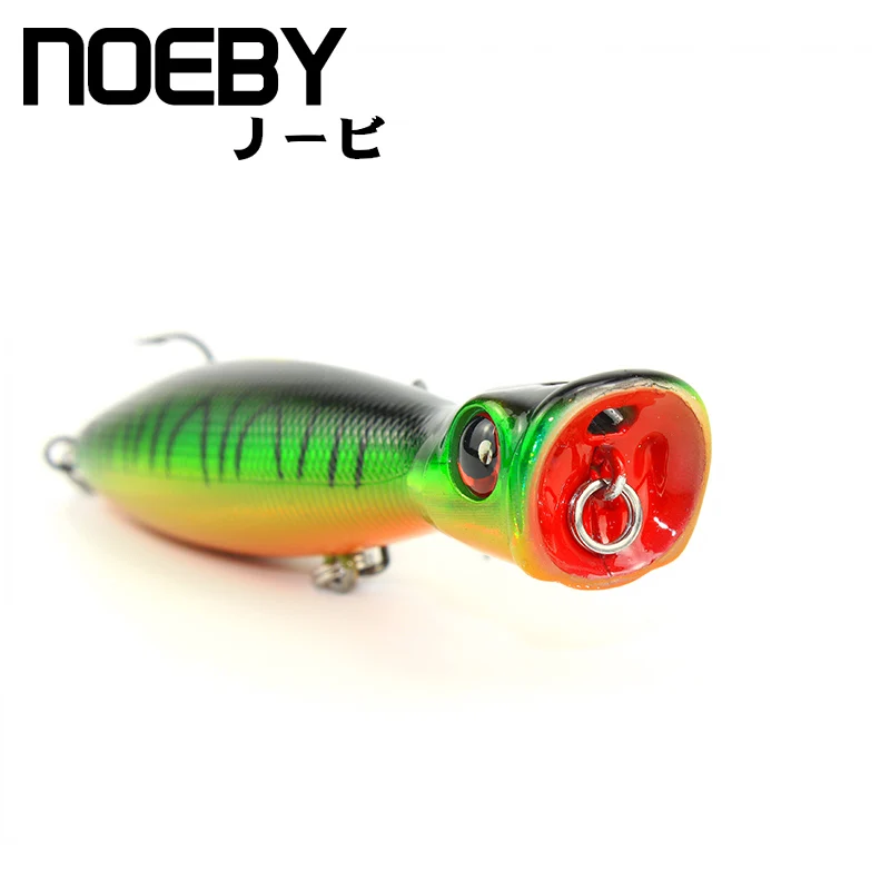 NOEBY 1 шт. рыболовная приманка 100 мм/17 г Супер Поппер верхние водные приманки