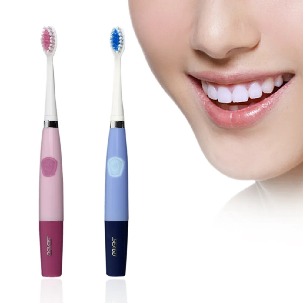 

SG-915 Electric Toothbrush Sonic Adults Oral Hygiene Ultrasonic Sonic Toothbrushs 23000 Micro-Brushes Per Minute 2 Brush Heads