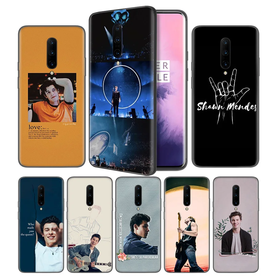Shawn Mendes The Tour Soft Black Silicone Case Cover for font b OnePlus b font 6