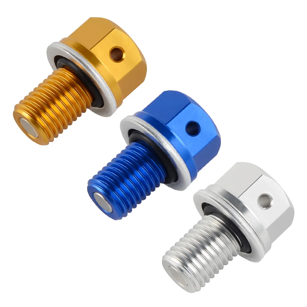 ZETA anodized BLUE billet oil drain plug bolt magnetic Yamaha YZ250F 2001-2017 ZETA anodized BLUE billet oil drain plug bolt magnetic Yamaha YZ250F 2001-2017
