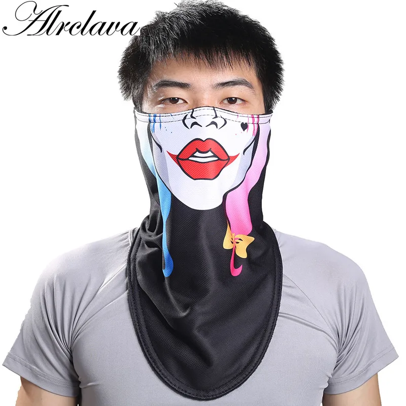 Outdoor Ski Snowboard Motorcycle Winter Warmer Beautiful Woman Face