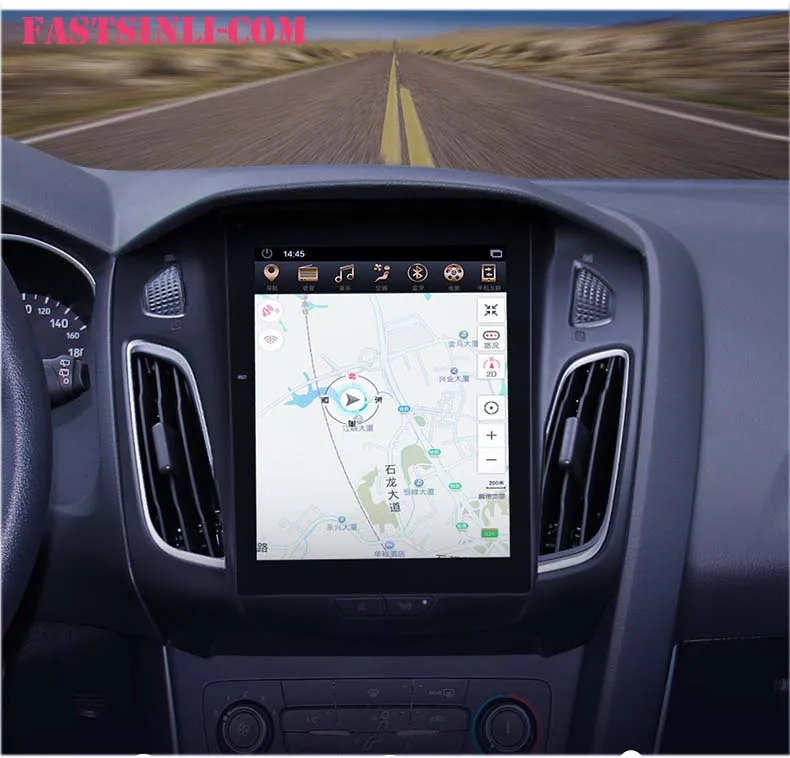 

Android8.1 Tesla style Car GPS Navigation for Ford Focus 2012-2017 GPS Navigation Vertical screen