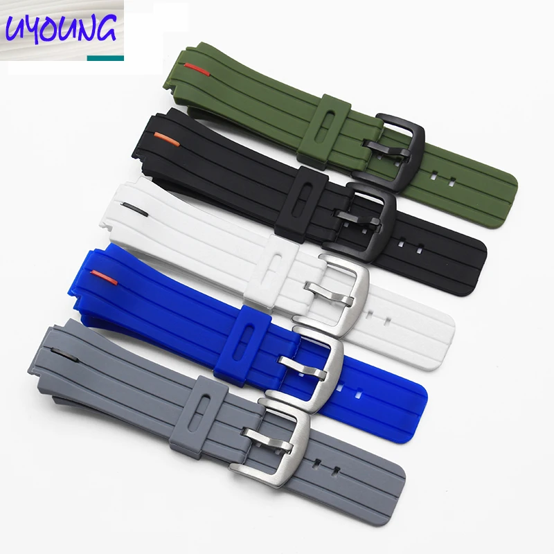 Новый каучуковый ремешок Водонепроницаемый силиконовый 26*18 мм 18x Часы Timex