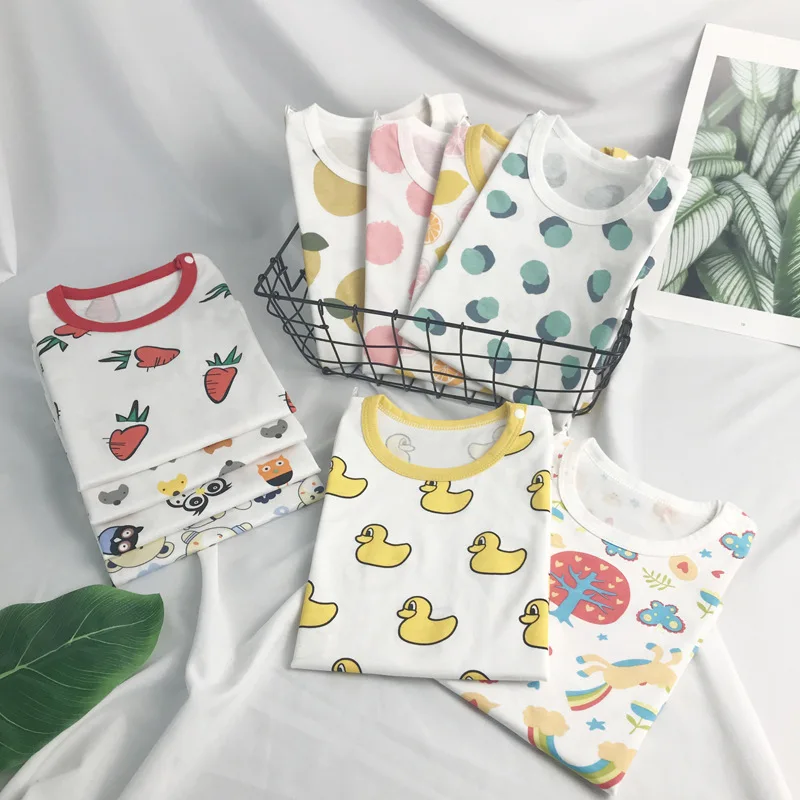 New Kids Boy Girls for T Shirt Cotton Cartoon Watermelon Fox Cute Print Clothes Children Boys T-shirt Baby Tops 2 3 4 5 6 Year