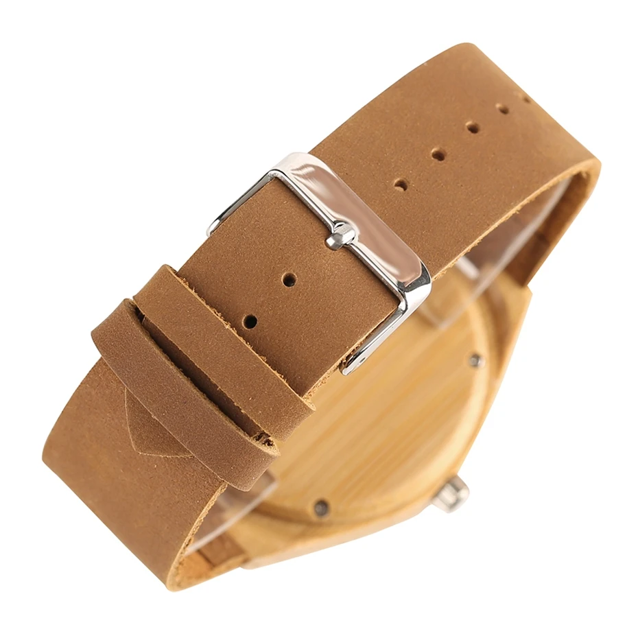 Creative Hands Craft Dragon Dial Wooden Watches Natural Bamboo Analog Genuine Leather Carving Wood Quartz Watch Men Reloj Hombre 2018 (6)