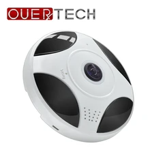 OUERTECH 360 камера Full view двухсторонняя аудио wifi панорамная vr инфракрасная 1.3MP рыбий глаз Беспроводная Смарт ip-камера приложение ICSEE home