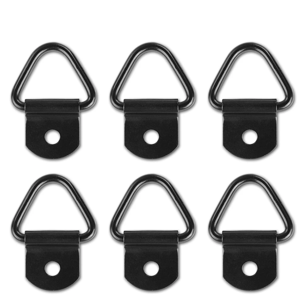 

2" Steel V-Ring Bolton Trailer Cargo Tie-Down Anchor replaces D-Ring Plastic Flush Mount Pan Fitting for Trailer Truck Warehouse