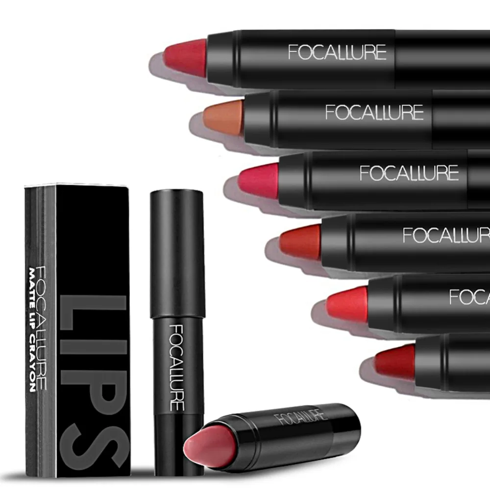 FOCALLURE 19 видов цветов матовая губная помада водостойкая карандаш для губ Stick