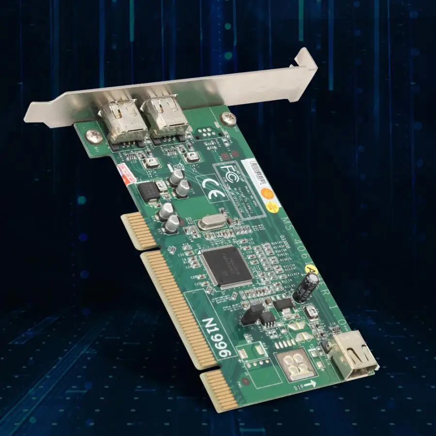 

For TSB43AB23 Master Chip 3 Port PCI 1394 Firewire Card Video Capture Card