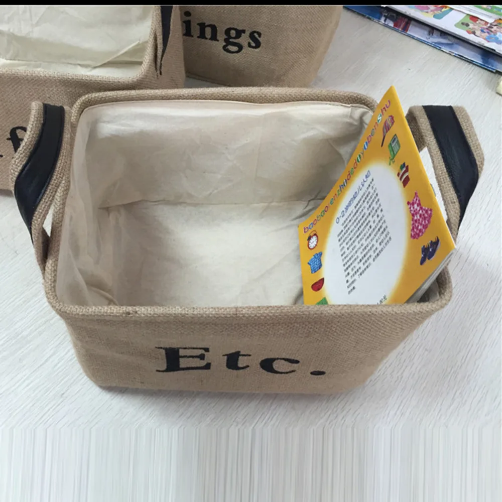 جديد وصول 3 مقاسات طوي القطن والكتان تخزين دلو غسيل الملابس ثلاث طبقات دائم سلة تخزين ملابس حقيبة