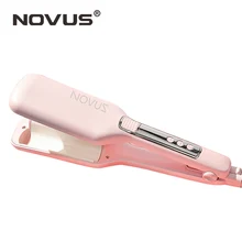 NOVUS 28 мм большая волна щипцы для завивки волос керамические щипцы для завивки волос глубокие волнистые щипцы для завивки яиц светодиодный дисплей 2 бочки Инструменты для укладки волос