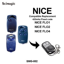 1 pcs AGRADÁVEL FLO1 FLO2 FLO4 substituição portão AGRADÁVEL código fixo de controle remoto da porta da garagem 433 mhz controle remoto