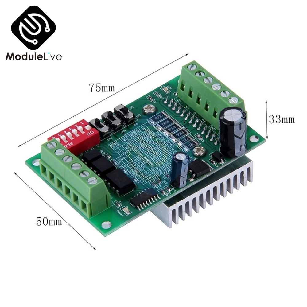 TB6560 модуль привода шагового двигателя Модуль платы с ЧПУ одноосный контроллер 10