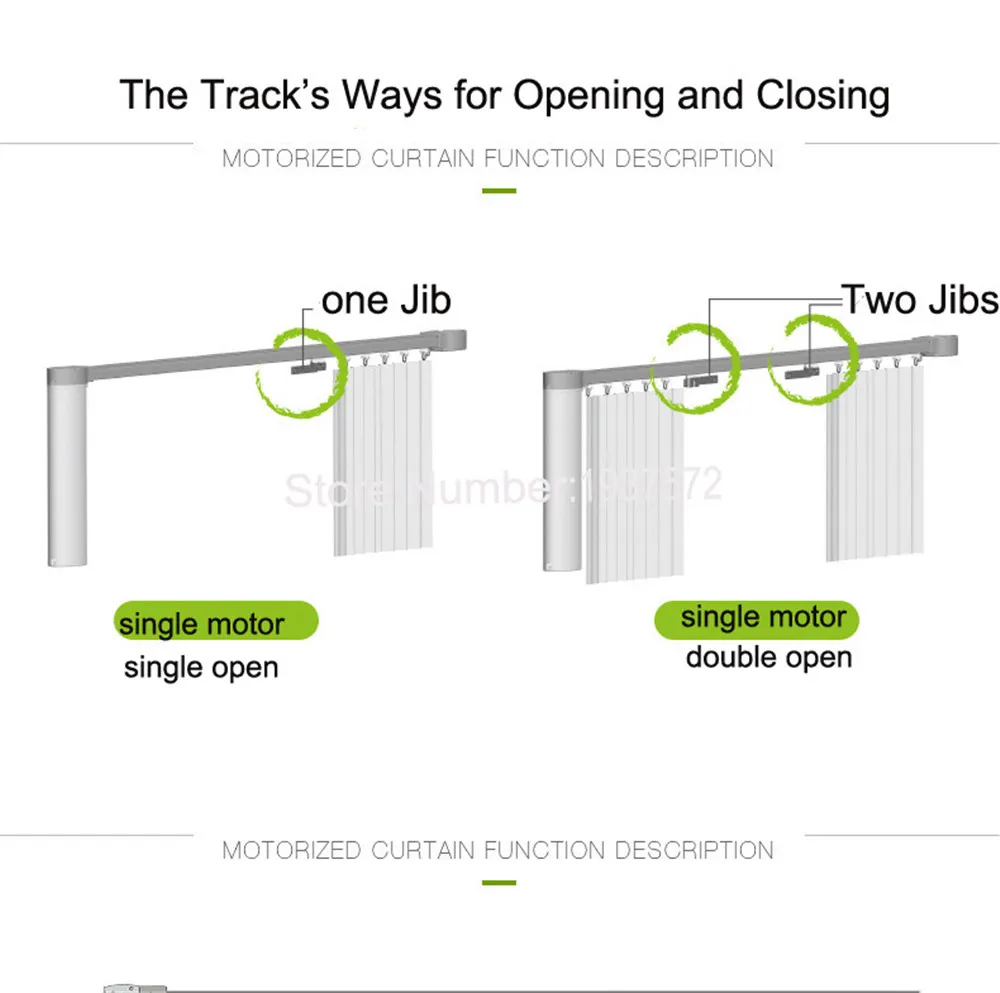 2016 Hot Original Dooya Electric Curtain Motor DT52E 45W OpenClose Motor WIFI Remote Control Smart Home Automation 220V50Hz
