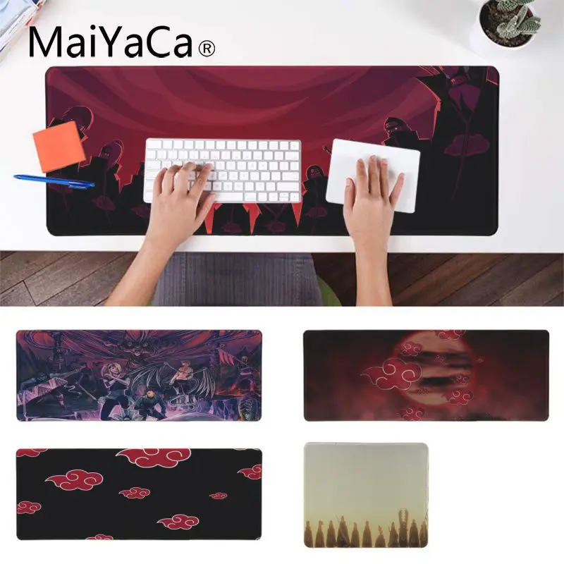 

Maiyaca Top Quality NARUTO AKATSUKI DIY Design Pattern Game mousepad Free Shipping Large Mouse Pad Keyboards Mat