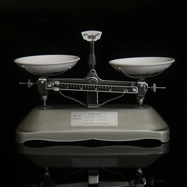 counter balance 200g 0.2g with weights tray balance students mechanical