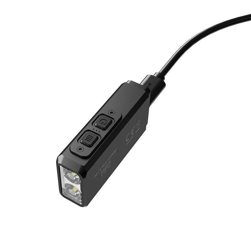 Мини свет NITECORE TIP2 CREE XP-G3 S3 720 люмен USB Перезаряжаемый брелок фонарик с батареей