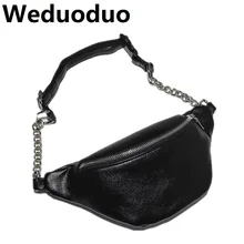 Weduoduo Новая модная сумка на пояс Женская поясная сумка Роскошная высококачественная искусственная кожа нагрудная сумка красный черный