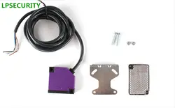 Lpsecurity 4 м обнаружения фотоэлемент переключатель с отражателями/светоотражающие Фото ячейки инфракрасный датчик фото глаз луч