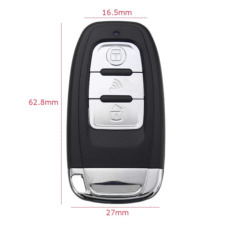 Hopping Code PKE Car Alarm System W Keyless Entry Remote Start Push Button Start