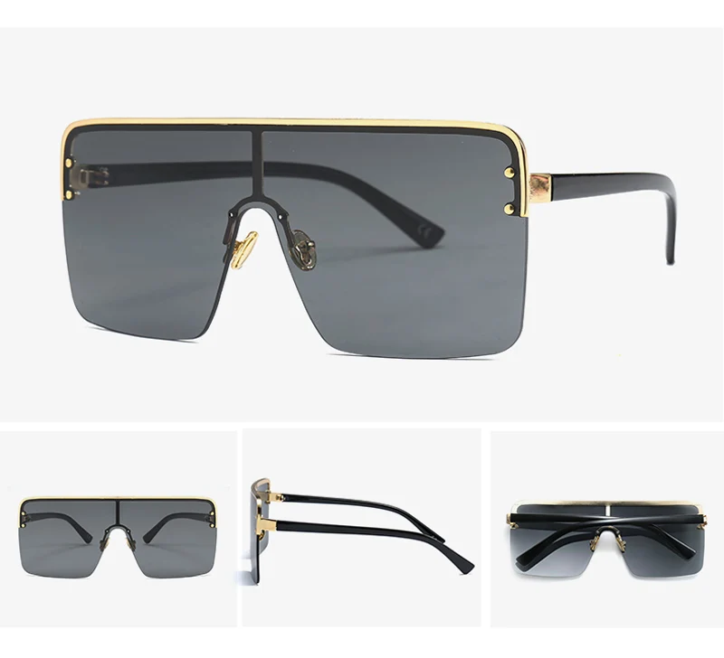 oversized square sunglasses for men detail (4)