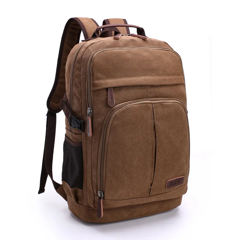 

Boshikang 2019 New Fashion Vintage Man's Canvas Backpack Travel Schoolbag Male Backpack Men Large Capacity Rucksack School Bags
